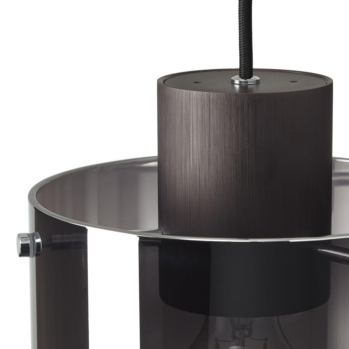 Brilliant 3 Light 180W Beth Pendant Light Coffee &amp; Smoke Glass | 75573/20 from DID Electrical - guaranteed Irish, guaranteed quality service. (6977611104444)