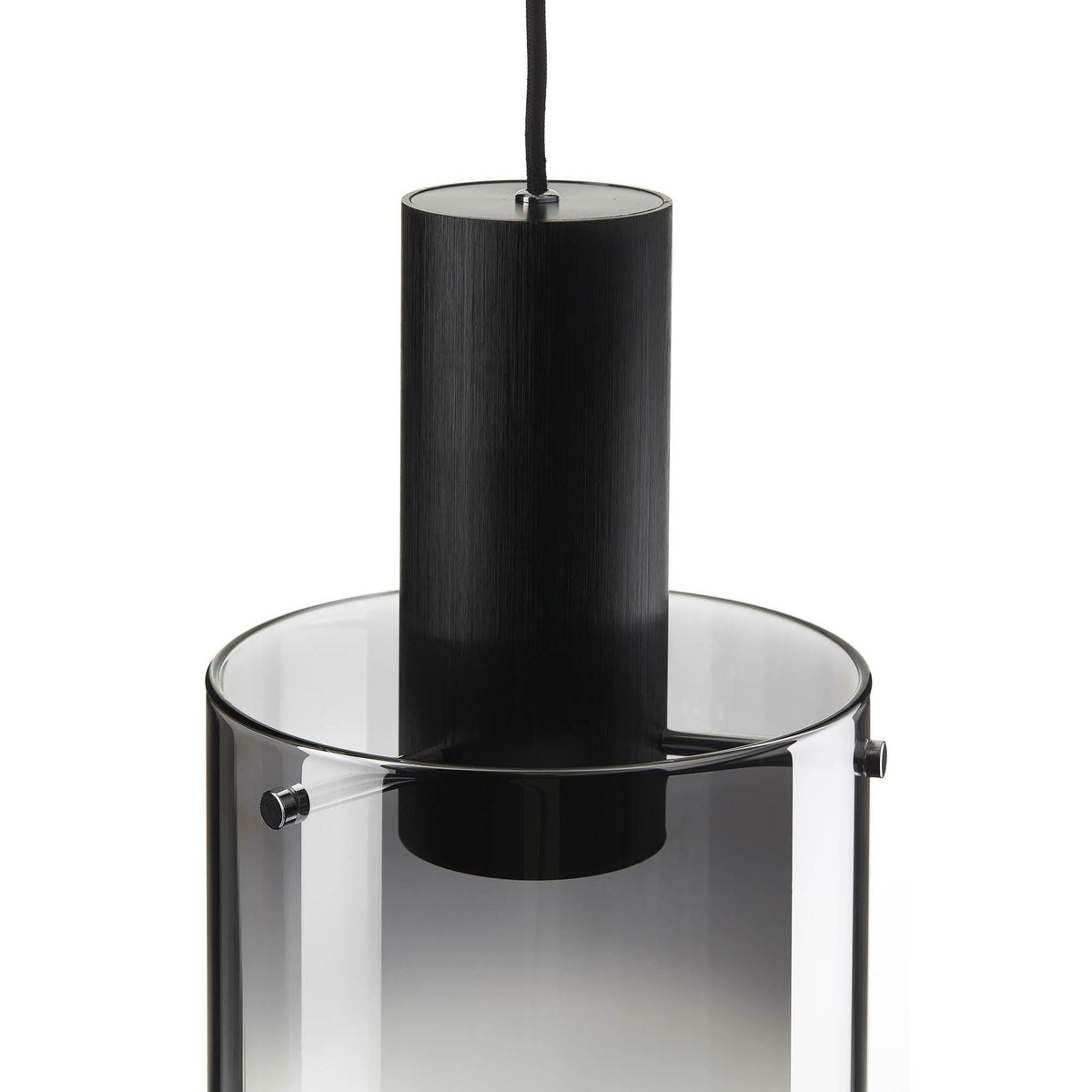 Brilliant 3 Light 30W Beth LED Pendant Light Black &amp; Smoked Glass | G75573/93 from DID Electrical - guaranteed Irish, guaranteed quality service. (6977611628732)