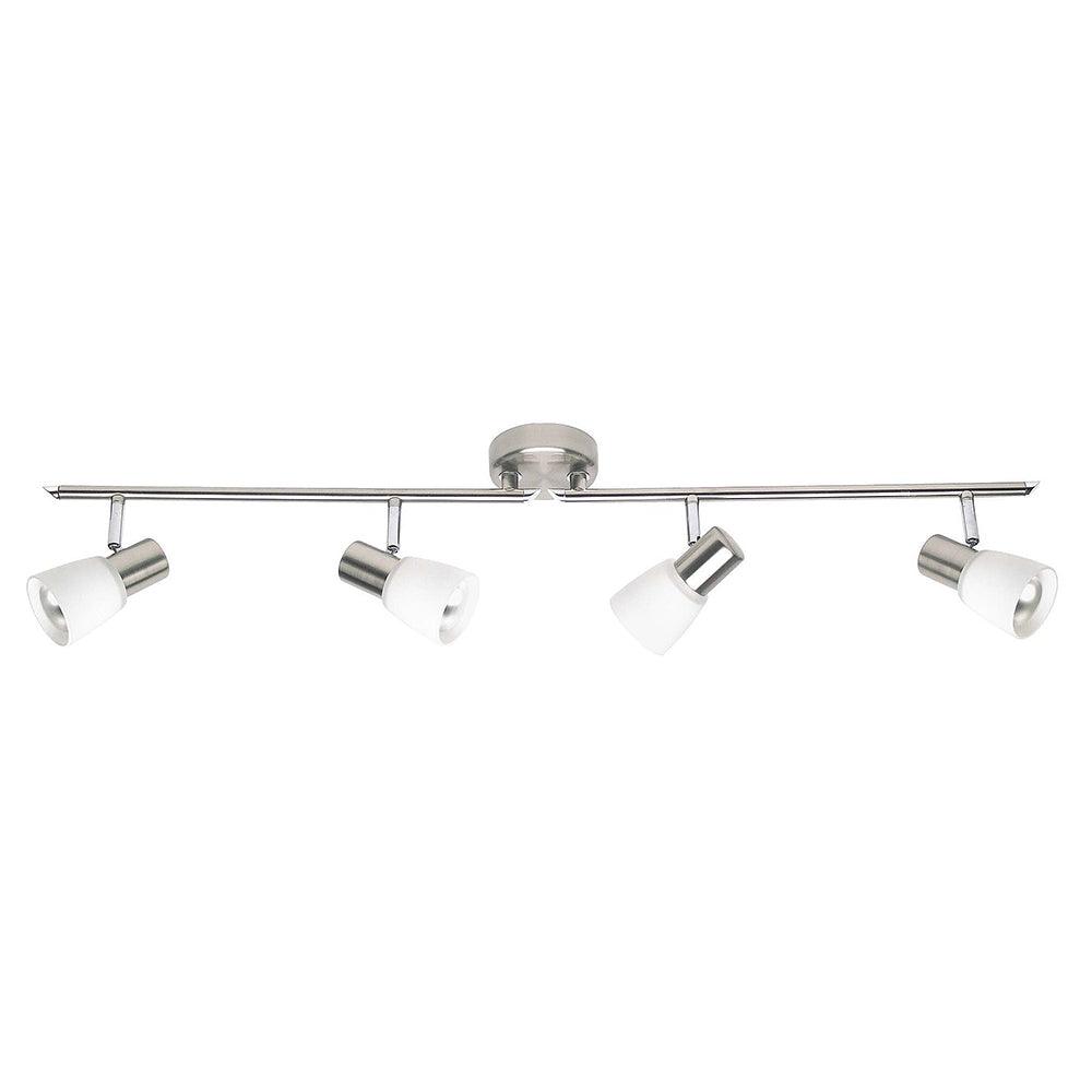 Brilliant 4 Light 160W Luca Spotlight - Chrome & White | 35832/77 from DID Electrical - guaranteed Irish, guaranteed quality service. (6977597636796)