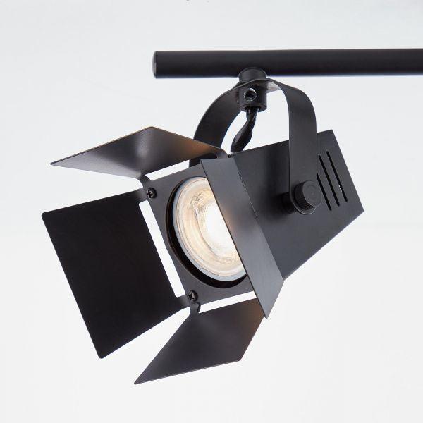 Brilliant 4 Light 20W Movie LED Spotlight - Black Matt | G08931/76 from DID Electrical - guaranteed Irish, guaranteed quality service. (6977605664956)