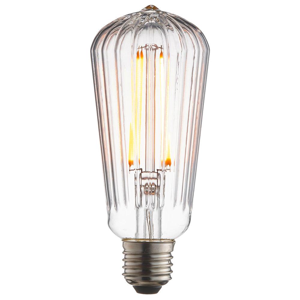 Brilliant 4W LED Decorative Filament Bulb - Transparent & Warm White | 80180 from DID Electrical - guaranteed Irish, guaranteed quality service. (6977611333820)