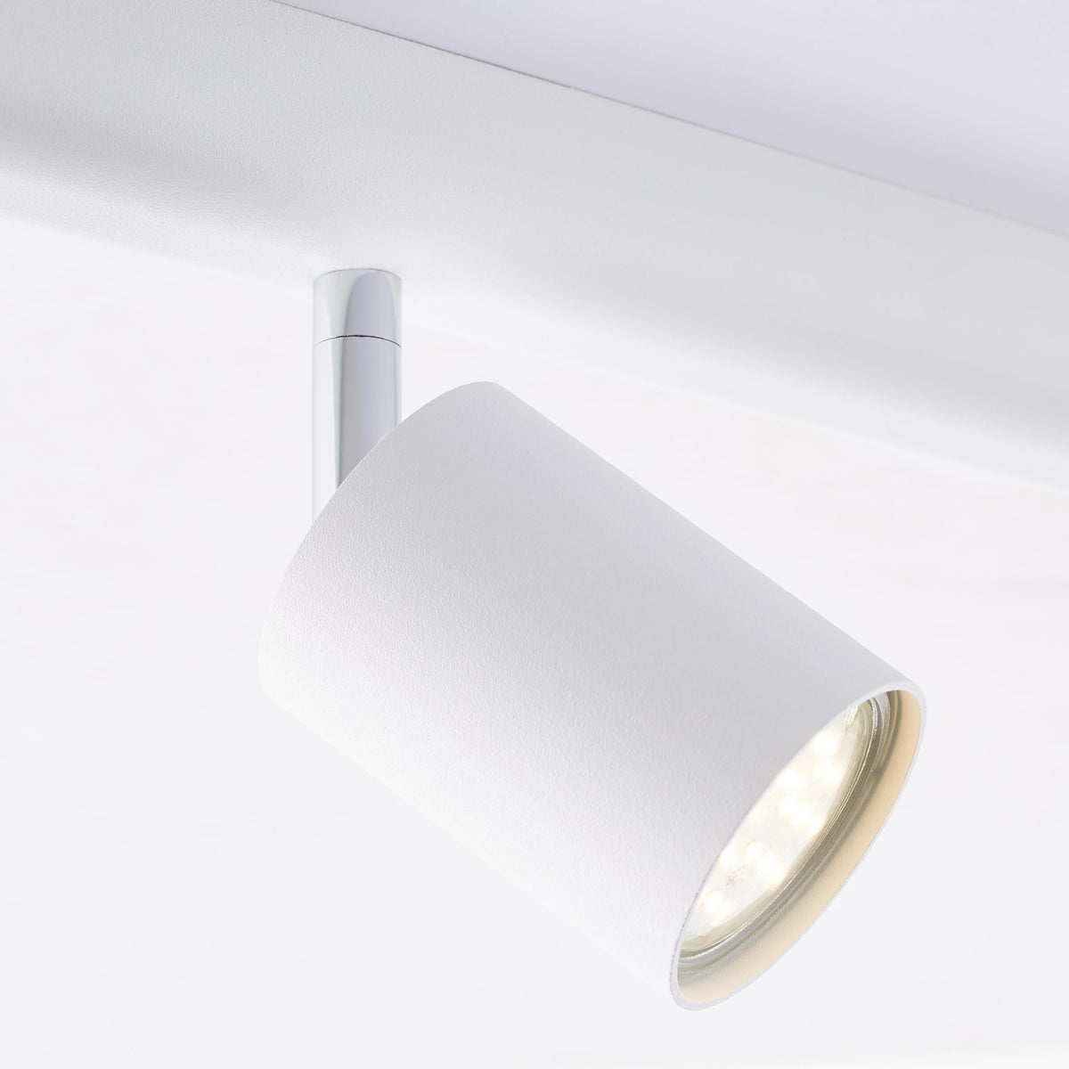 Brilliant 6 Light 210W Different Spotlight - White | 94416/05 from DID Electrical - guaranteed Irish, guaranteed quality service. (6977609269436)