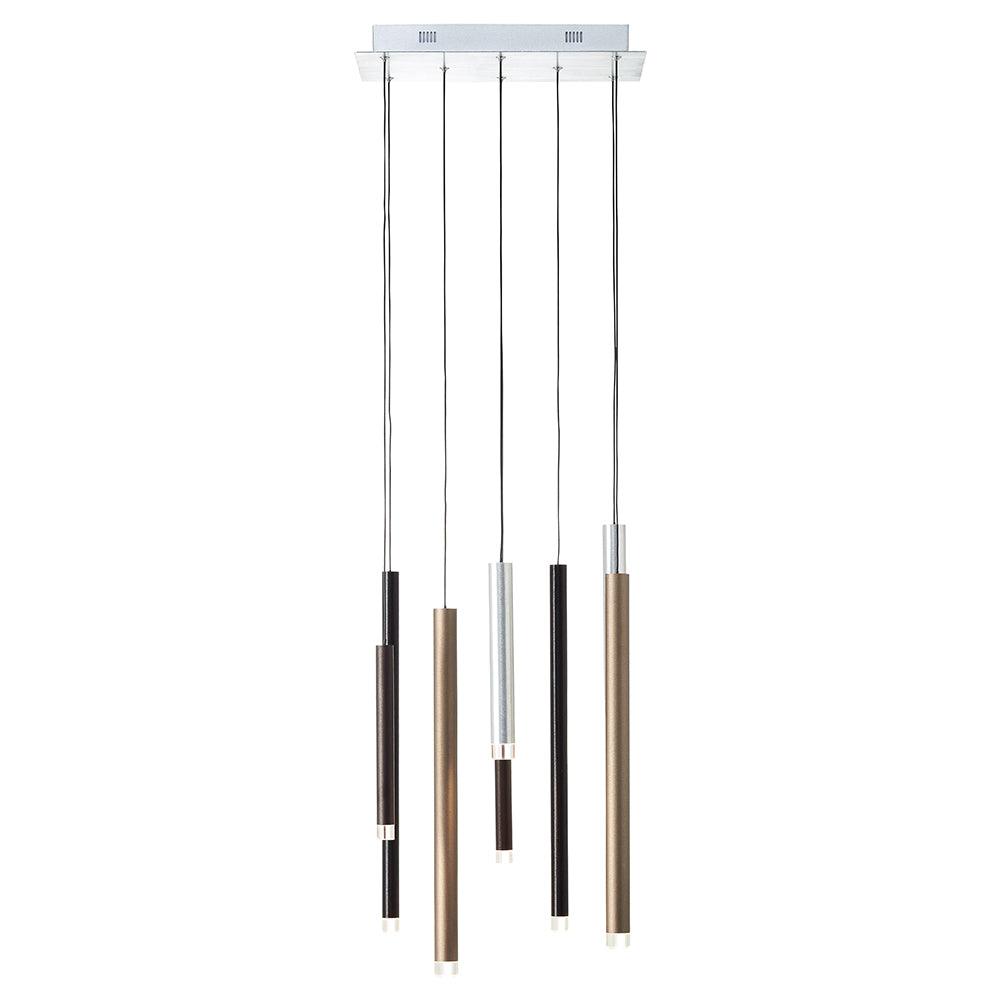 Brilliant 8 Light 32W Cembalo LED Pendant Light - Brown &amp; Coffee | G93763/20 from DID Electrical - guaranteed Irish, guaranteed quality service. (6977612021948)