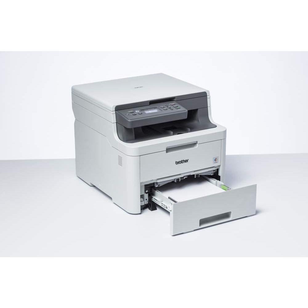 Brother All-in-One Multifunction Wireless Laser LED Printer - White | DCP-L3510CDW from DID Electrical - guaranteed Irish, guaranteed quality service. (6977408958652)