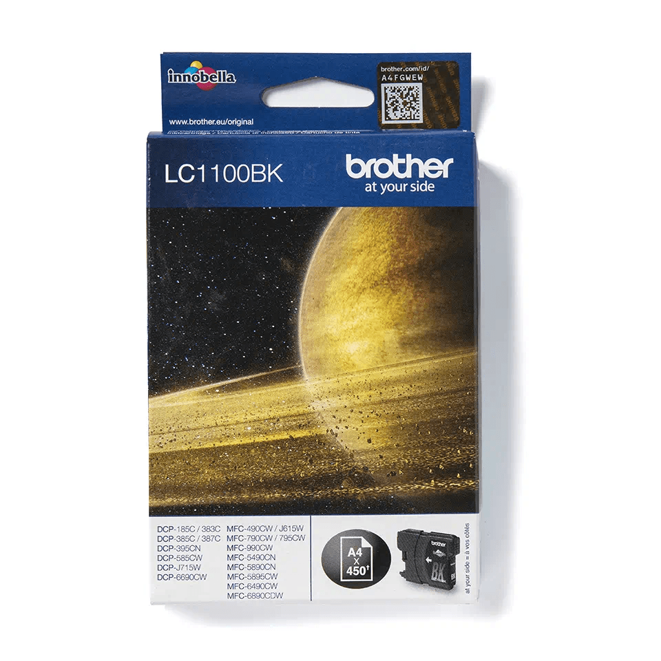 Brother LC1100BK Ink Cartridge - Black | SBRO0012 (7529484648636)