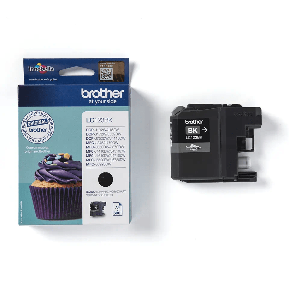 Brother LC123BK Ink Cartridge - Black | SBRO0597 (7529484714172)