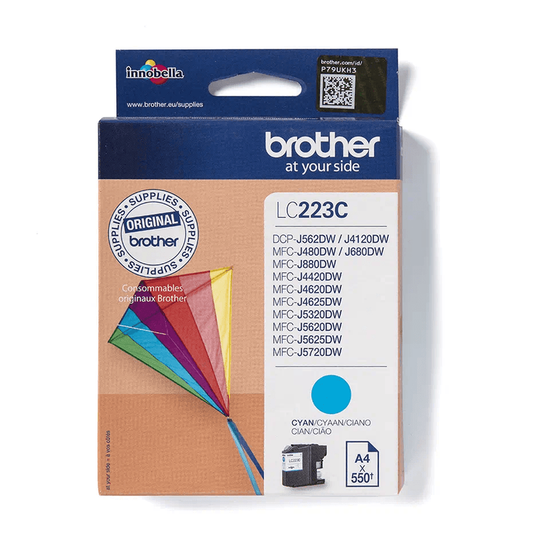 Brother LC223C Ink Cartridge - Cyan | SBRO0682 (7529484452028)