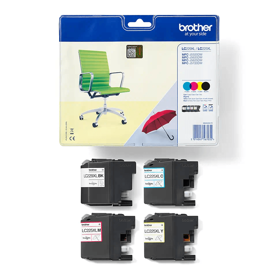Brother LC229XLVALBP Genuine High Yield Ink Cartridge - Multipack | SBRO0693 (7538782798012)
