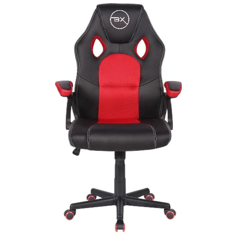 BX Gaming Chair - Black & Red | TEKGCV02R (7015646920892)