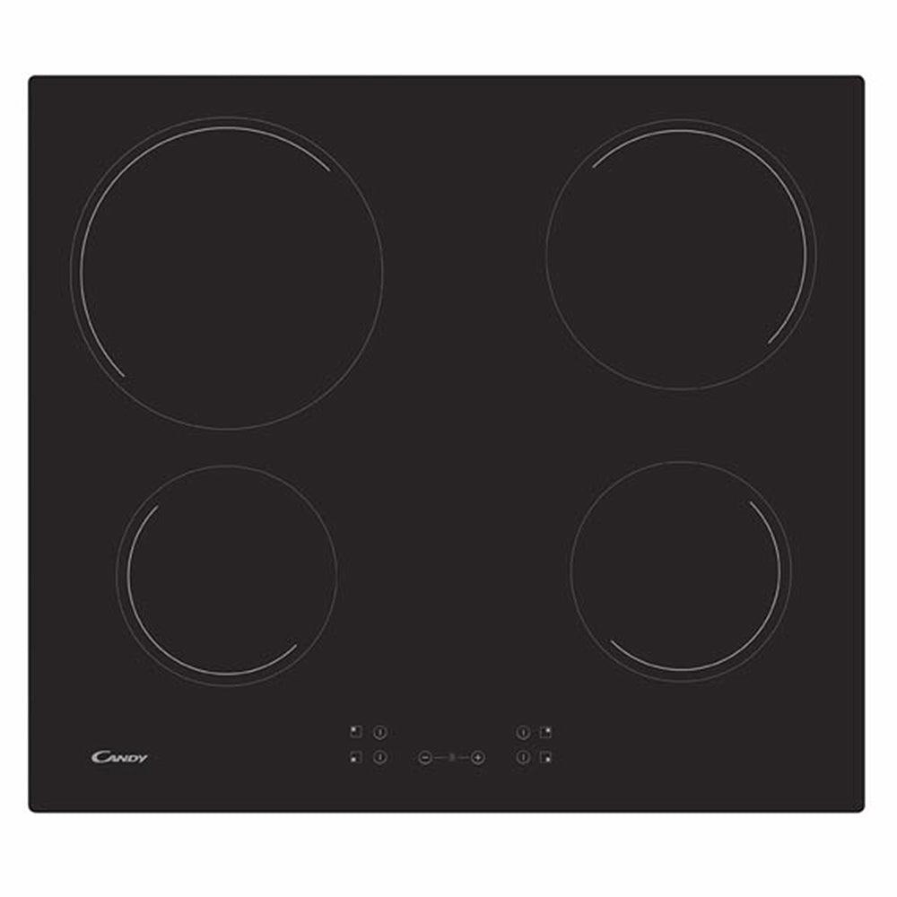 Candy 60cm 4 Zone Built-In Ceramic Hob - Black | CH64CCB from DID Electrical - guaranteed Irish, guaranteed quality service. (6890796056764)