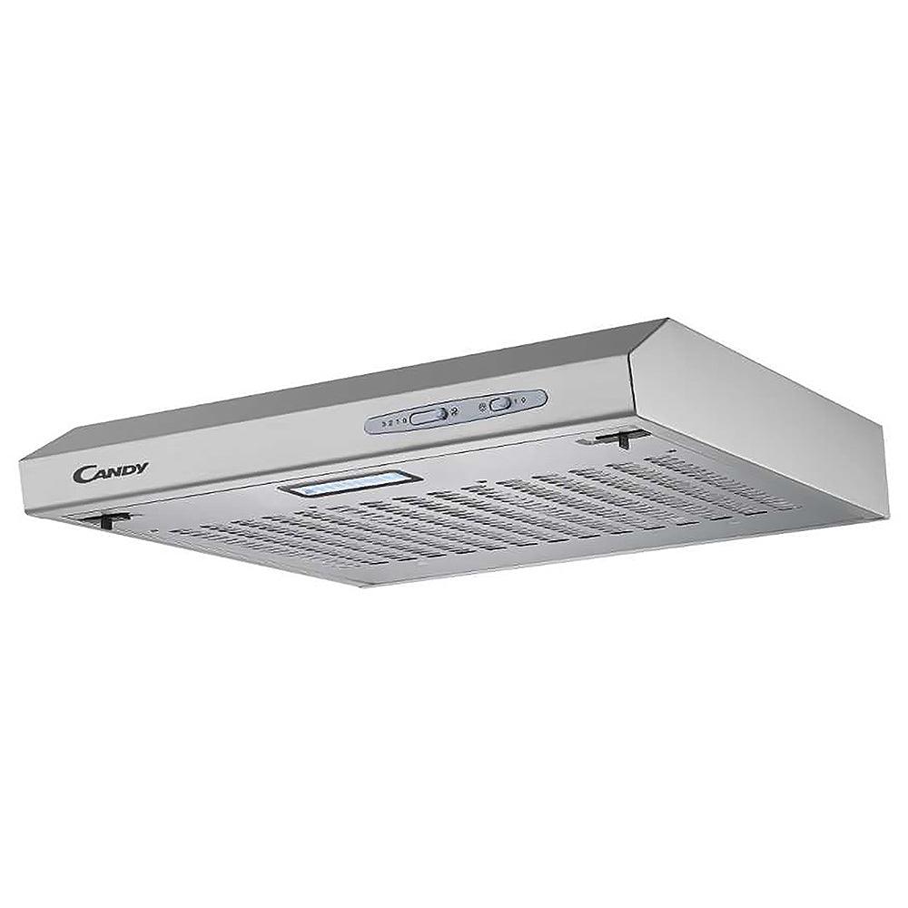 Candy 60cm Integrated Visor Cooker Hood - Silver | CFT610/5S from DID Electrical - guaranteed Irish, guaranteed quality service. (6890800775356)