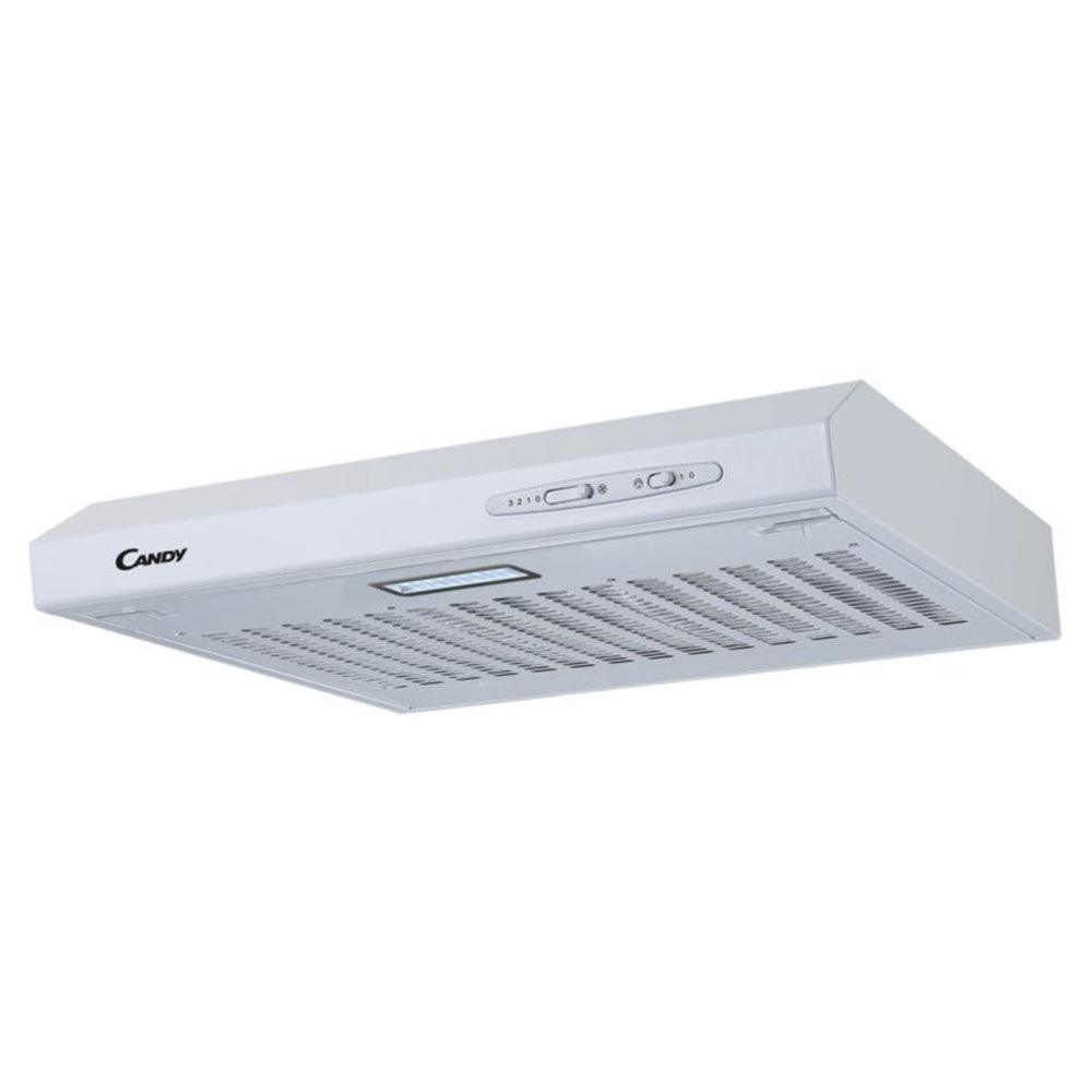 Candy 60cm Integrated Visor Hood - White | CFT610/4W from DID Electrical - guaranteed Irish, guaranteed quality service. (6890793468092)