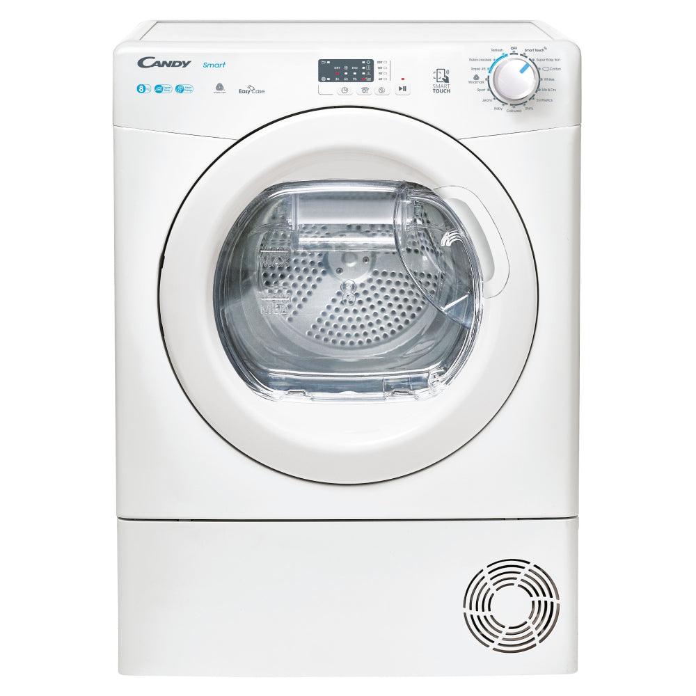 Candy Smart Pro 8KG Freestanding Heat Pump Tumble Dryer - White | CSE H8A2LE-80 (7365951127740)