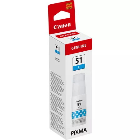 Canon GI-51C 135ml Ink Bottle - Cyan | SCAN2392 (7529413443772)