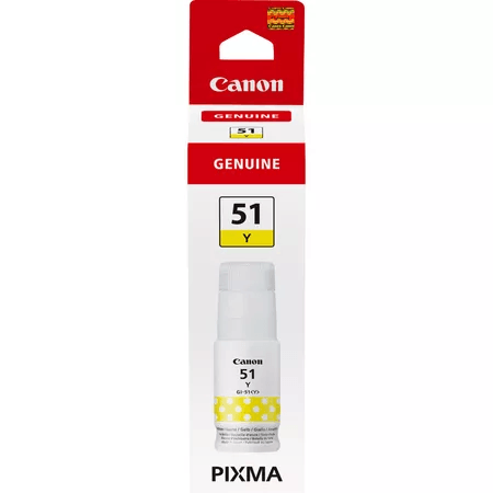 Canon GI-51Y 70ml Ink Bottle - Yellow | SCAN2393 (7529497985212)