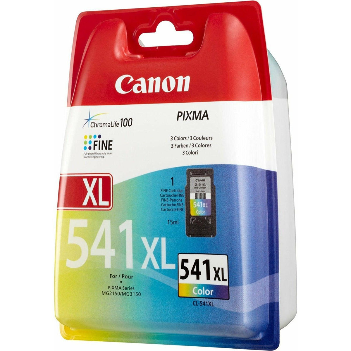 Canon High Yield Tri-Colour Ink Cartridge - Black | CL-541XL (7268266508476)