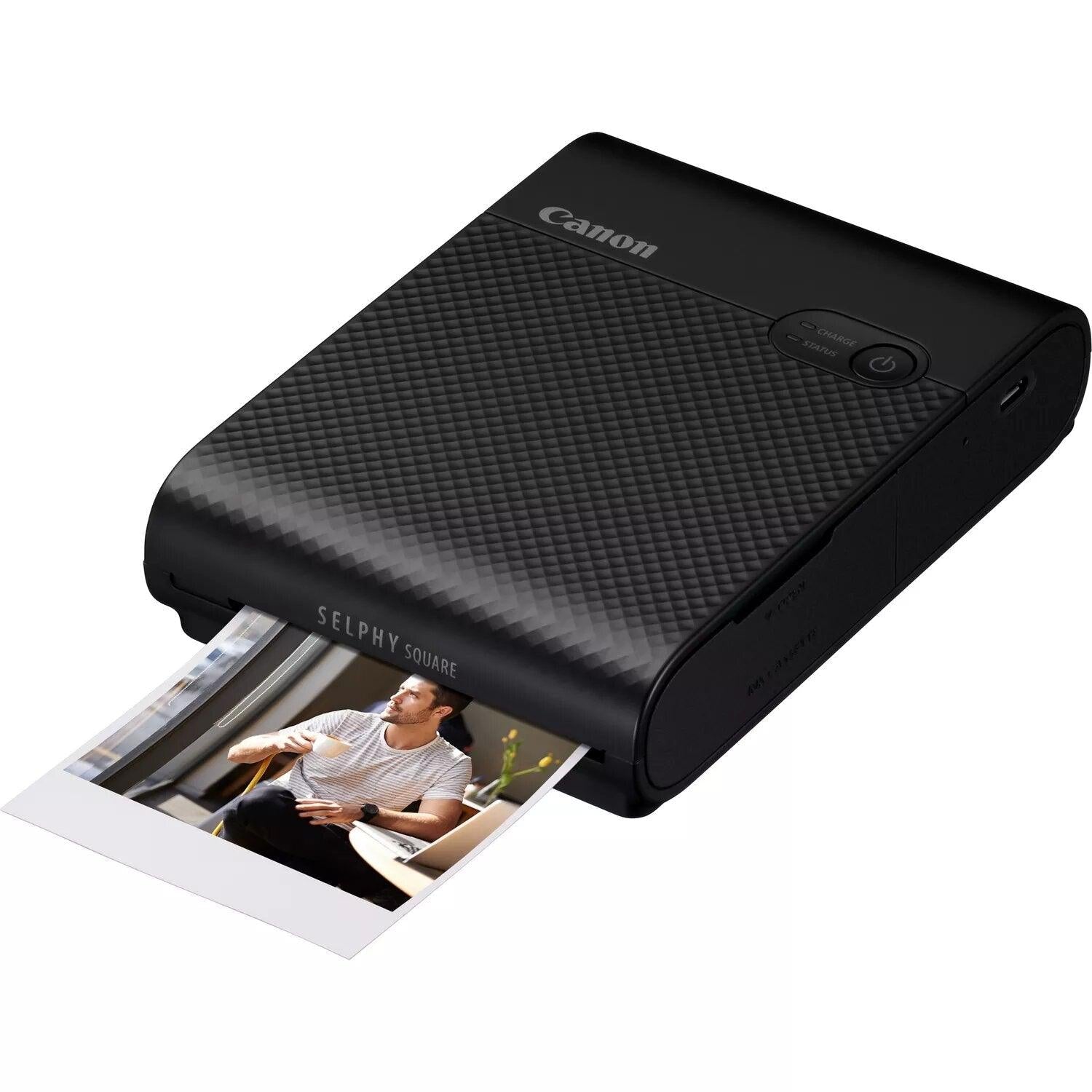 Canon Selphy Square QX10 Wireless Compact Photo Printer - Black | 4107C003 (7317833089212)