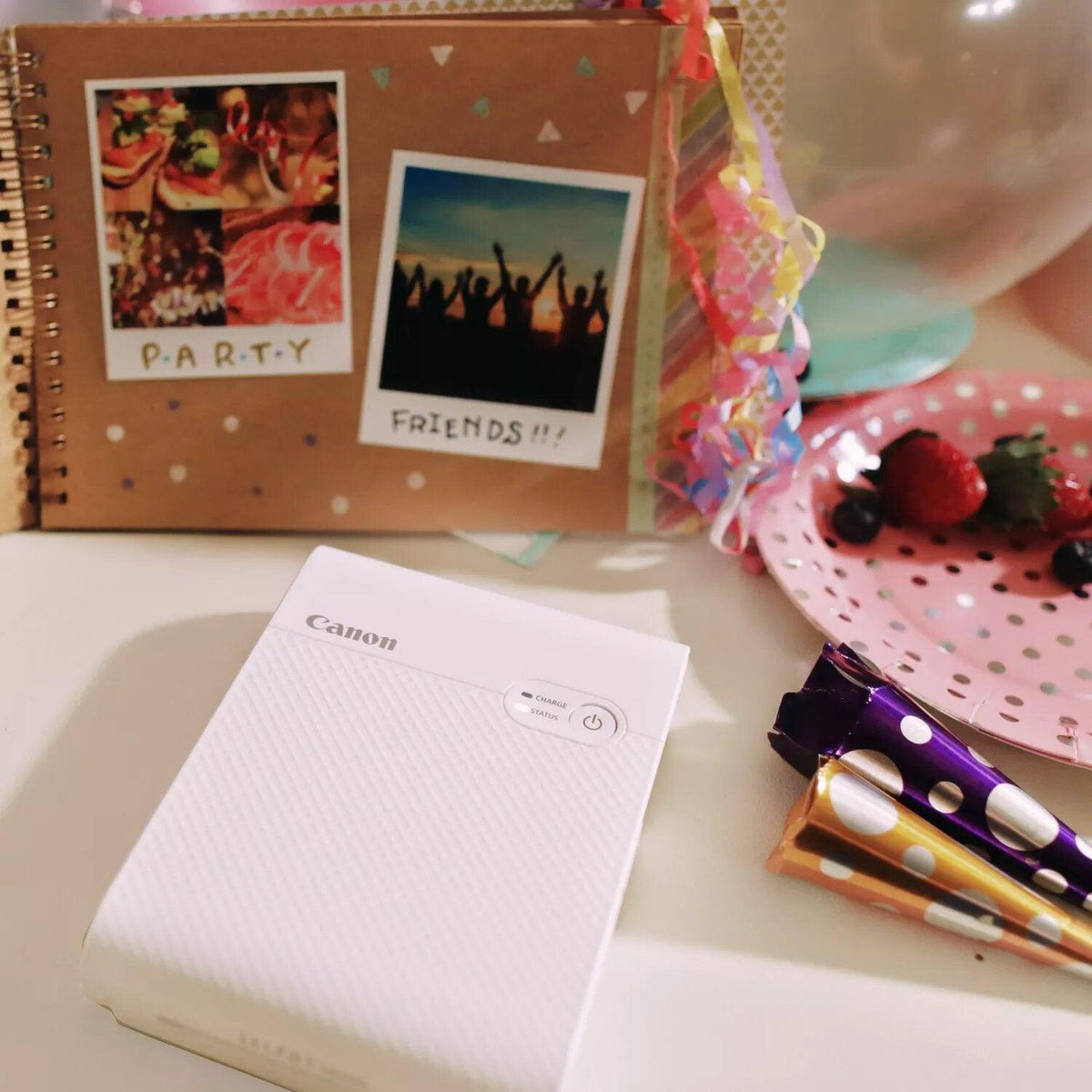 Canon Selphy Square QX10  Wireless Compact Photo Printer - White | 4108C003 (7317833121980)