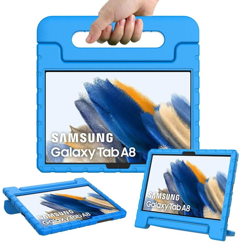 Caseguru 10.5" Samsung Galaxy Tab A8 Folio Case for Kids with Handle - Blue | 047749 (7498106044604)