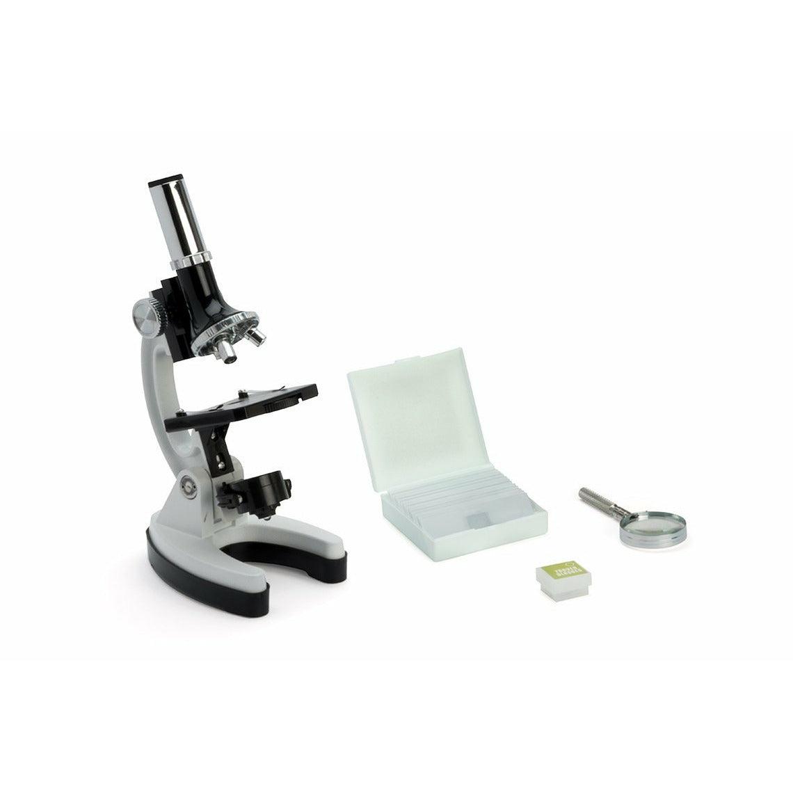 Celestron Kids Basic Microscope Kit - Black &amp; White | 44124-CGL (7245578961084)