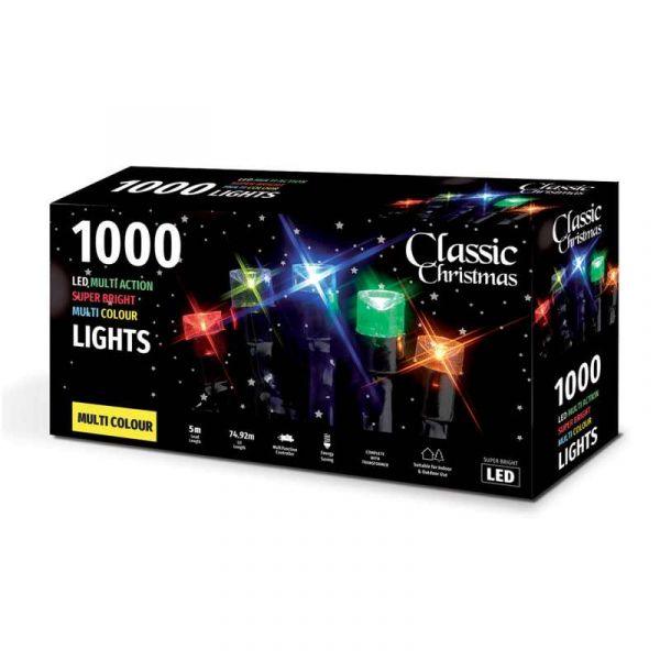 Classic Christmas 1000L Super Bright LED Lights - Multicolour | CCC011979 (7242648617148)