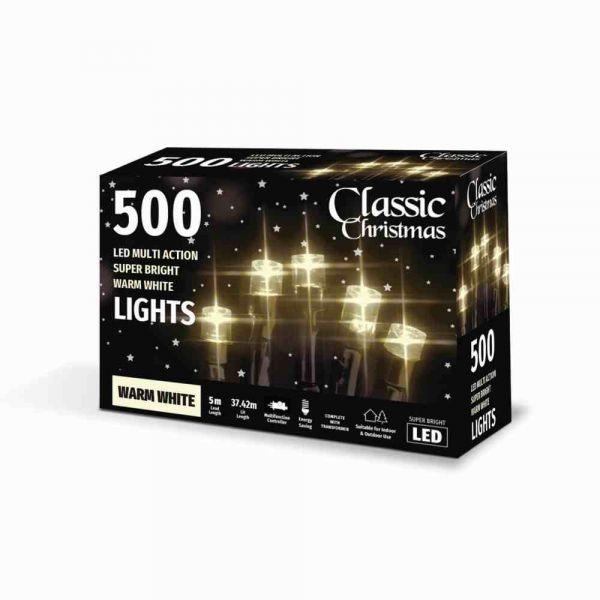 Clearance Classic Christmas 500L Super Bright LED Lights - Cool White | CCC011894 (7242648813756)