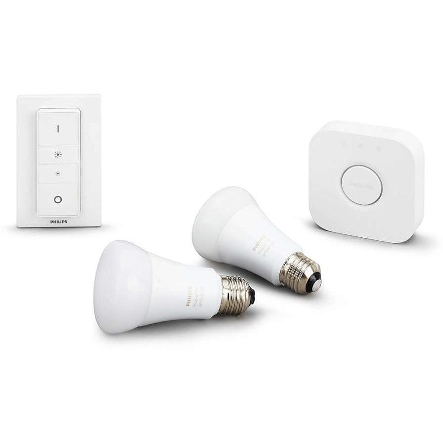 Clearance/Ex-Display Philips Hue White Ambiance Lighting Starter Kit E27 - White | 929001200102 from DID Electrical - guaranteed Irish, guaranteed quality service. (6977399521468)