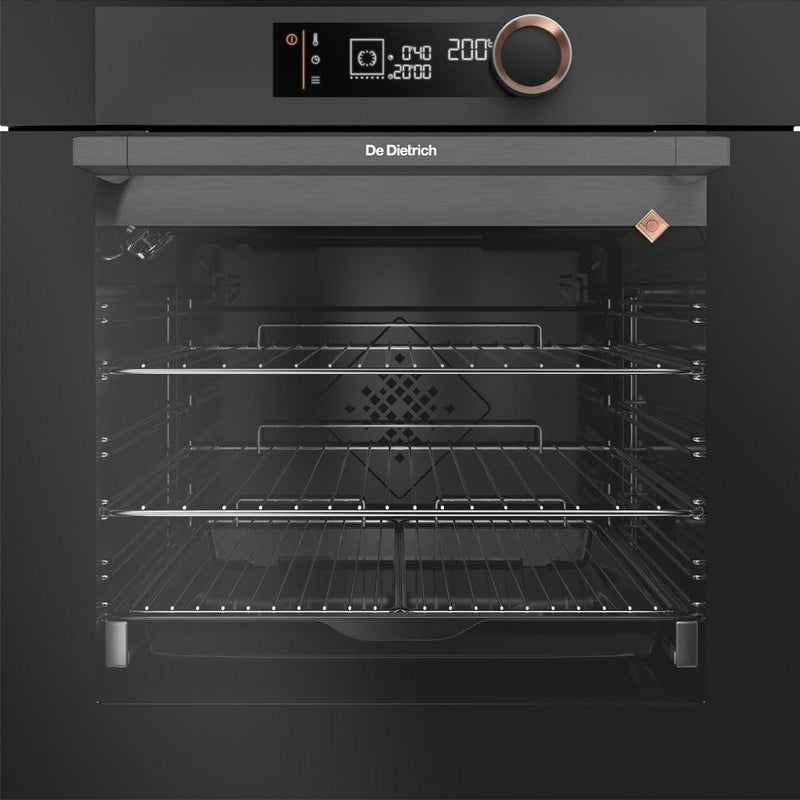 De Dietrich 73L Built-In Electric Pyrolytic Single Oven - Absolute Black | DOP8574A (7498168172732)