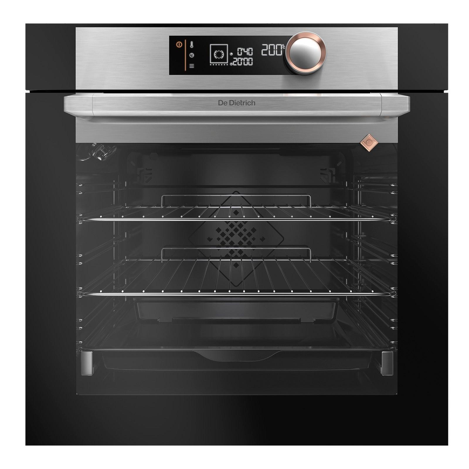 De Dietrich 73L Built-In Electric Pyrolytic Single Oven - Platinum | DOP7340X (7498168107196)