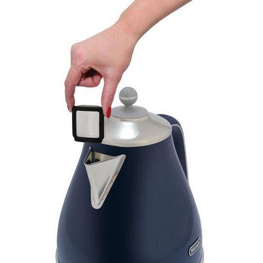 Delonghi 1.7L 3000W Jug Kettle - Blue | KBOC3001.BL from DID Electrical - guaranteed Irish, guaranteed quality service. (6890804379836)