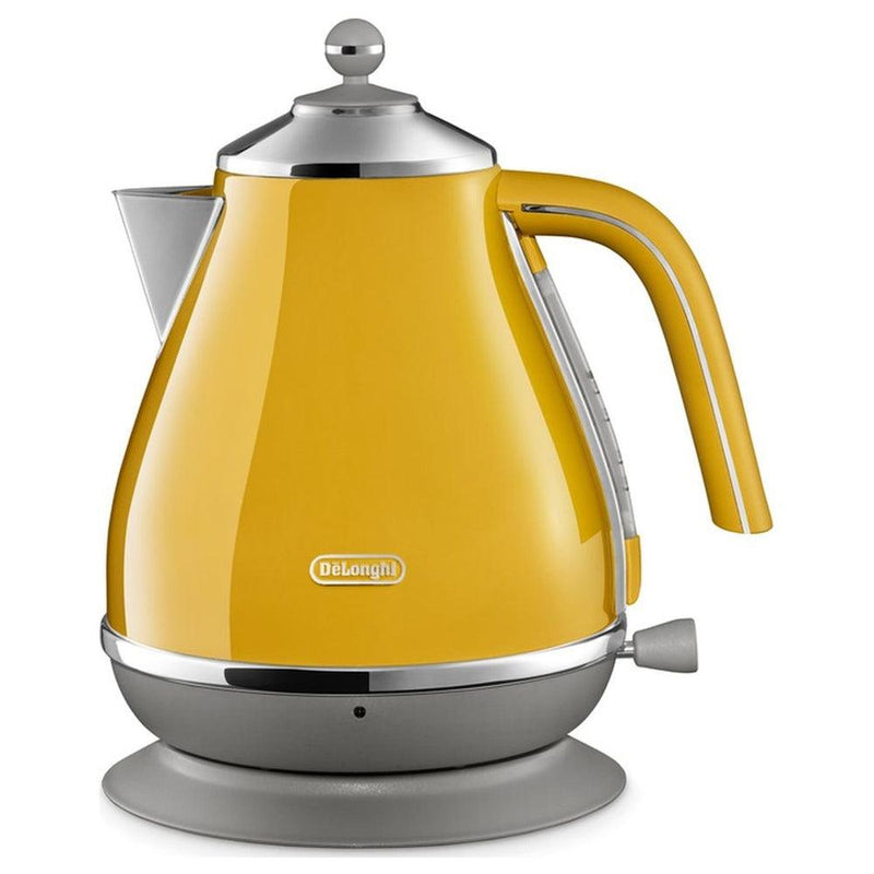 Delonghi 1.7L 3000W Jug Kettle - Yellow | KBOC3001.Y from DID Electrical - guaranteed Irish, guaranteed quality service. (6890804707516)