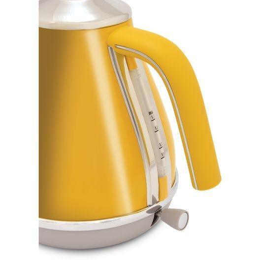 Delonghi 1.7L 3000W Jug Kettle - Yellow | KBOC3001.Y from DID Electrical - guaranteed Irish, guaranteed quality service. (6890804707516)