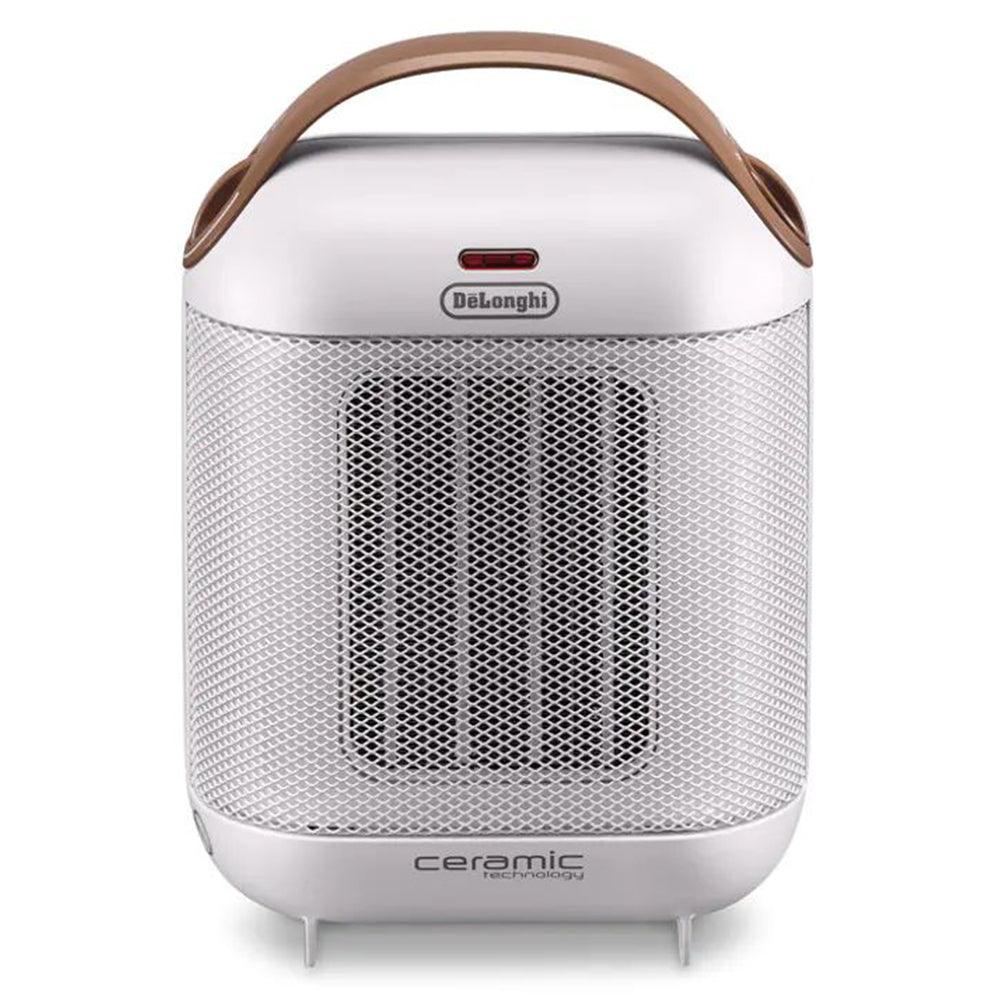 Delonghi 1800W Capsule Ceramic Fan Heater - White | HFX30C18.IW from DID Electrical - guaranteed Irish, guaranteed quality service. (6977590067388)