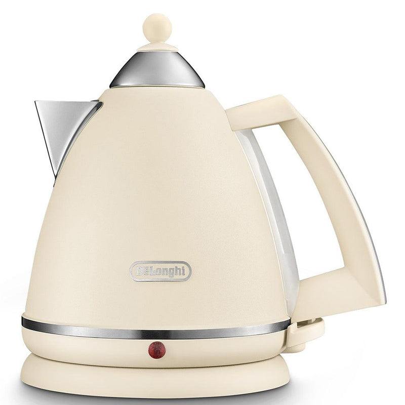 DeLonghi Argento Flora 1.7L Kettle - Beige | KBX3016.BG from DID Electrical - guaranteed Irish, guaranteed quality service. (6890772758716)