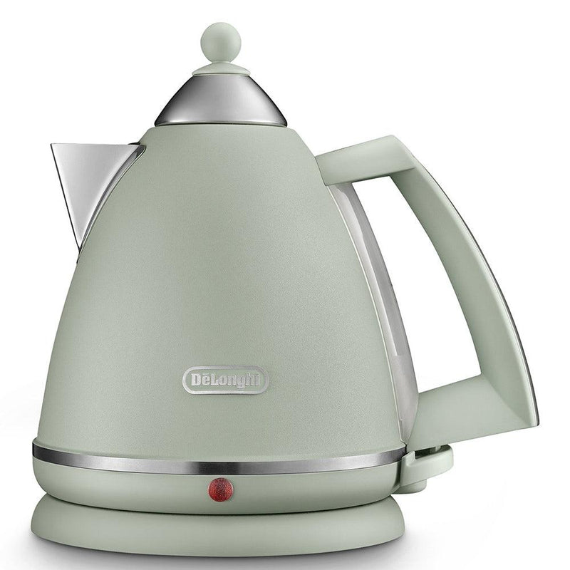 DeLonghi Argento Flora 1.7L Kettle - Green | KBX3016.GR from DID Electrical - guaranteed Irish, guaranteed quality service. (6890772201660)