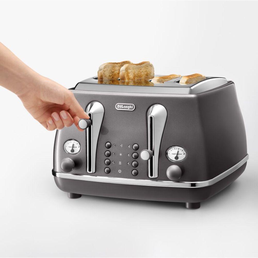 CTOT4003.GY_DeLonghi Icona Metallics 1800W 4 Slice Toaster - Grey-3 (7397680775356)