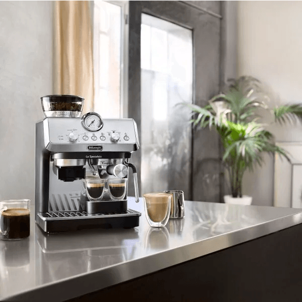 DeLonghi The Art Specialist 1.5L Manual Espresso Coffee Machine - Black | EC9155.MB (7212233883836)