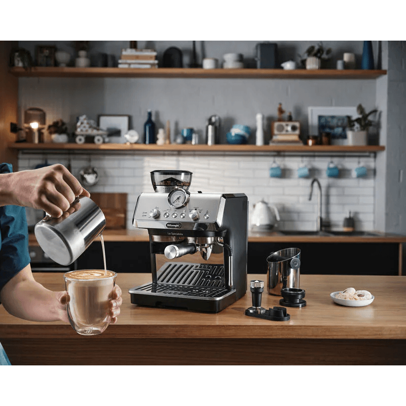 DeLonghi The Art Specialist 1.5L Manual Espresso Coffee Machine - Black | EC9155.MB (7212233883836)
