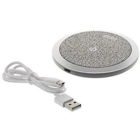 Deltaco 10W Fast Wireless Charger for iPhone and Android - Grey | QI1032 (7151268397244)