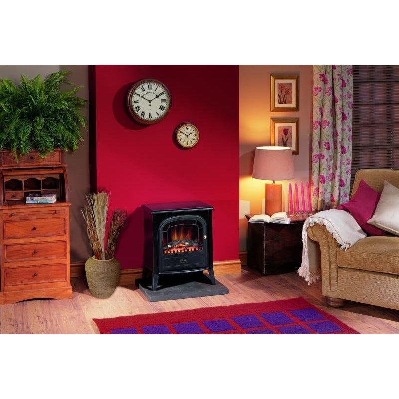 Dimplex Club Optiflame Electric Stove - Black | CLB20E from DID Electrical - guaranteed Irish, guaranteed quality service. (6890840195260)