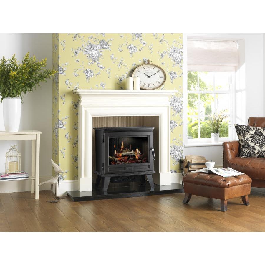 Dimplex Sunningdale Opti-V Electric Stove - Black | SGN20 from DID Electrical - guaranteed Irish, guaranteed quality service. (6890789011644)