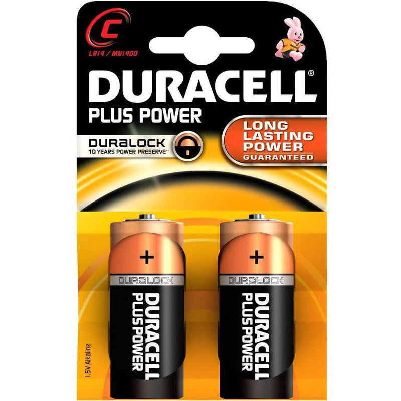 Duracell Plus Power C Size Battery 2pk from DID Electrical - guaranteed Irish, guaranteed quality service. (6890751852732)