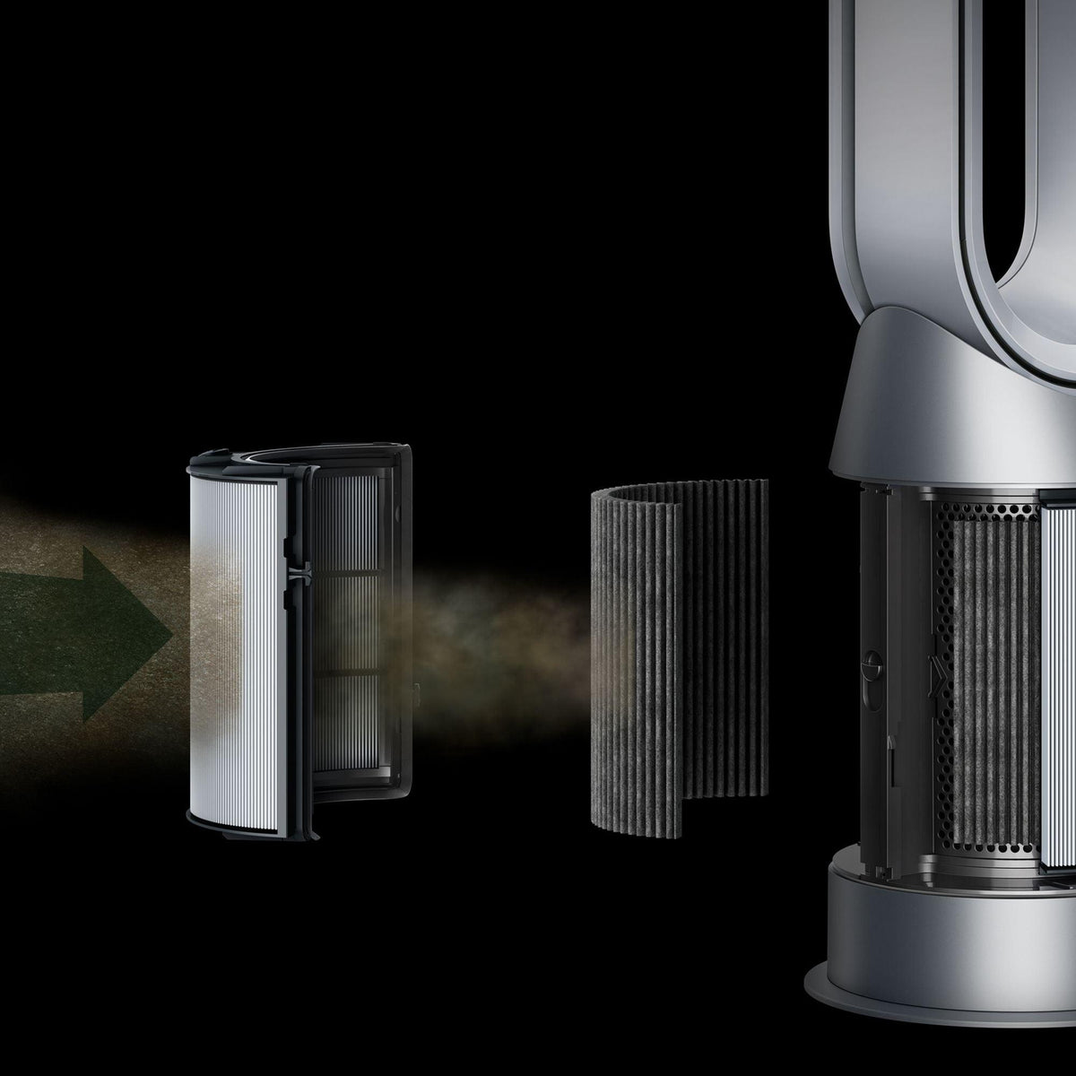 Dyson Pure Hot + Cool Air Purifying Fan Heater - White &amp; Silver | HP07 (7195053981884)