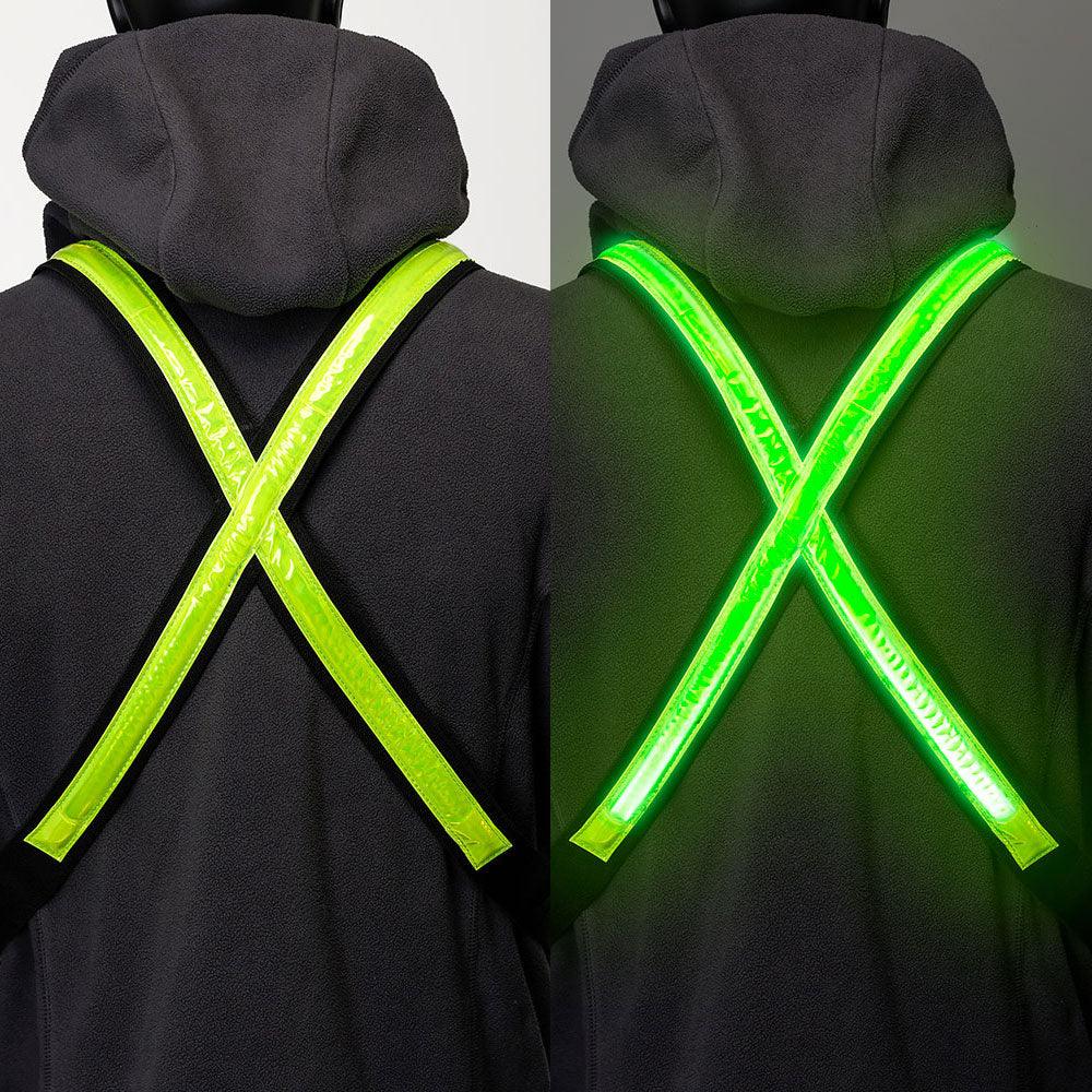 Easypix StreetGlow LED Light Vest for Kids (S/M) - Neon Green | 65000 (7513038520508)