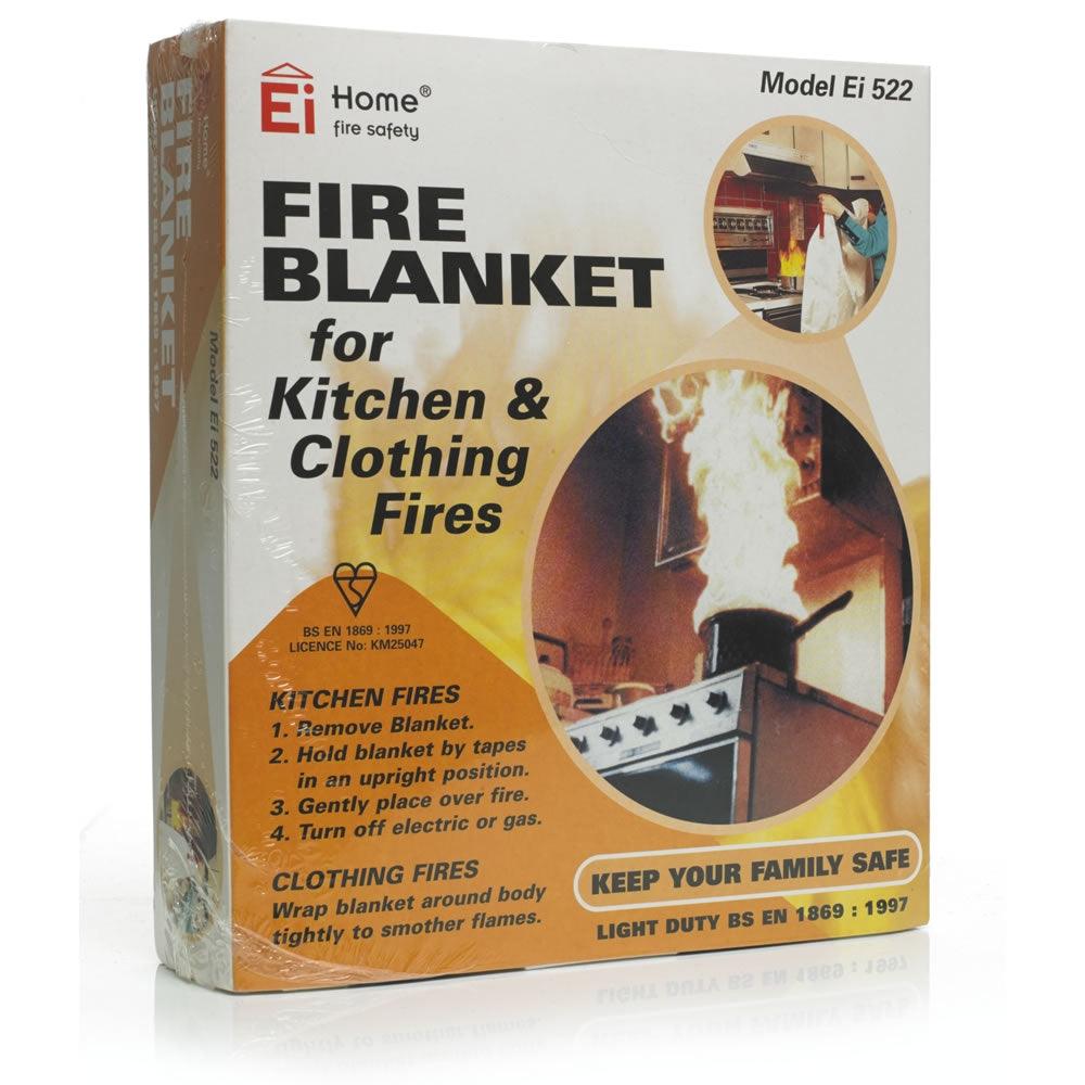Ei Home Fire Blanket for Kitchen and Clothing Fires