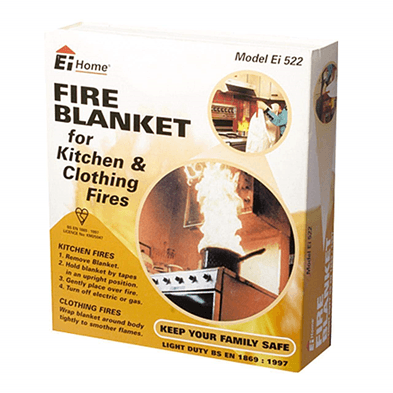 Ei Home Fire Blanket for Kitchen and Clothing Fires | EI520 from DID Electrical - guaranteed Irish, guaranteed quality service. (6890741727420)