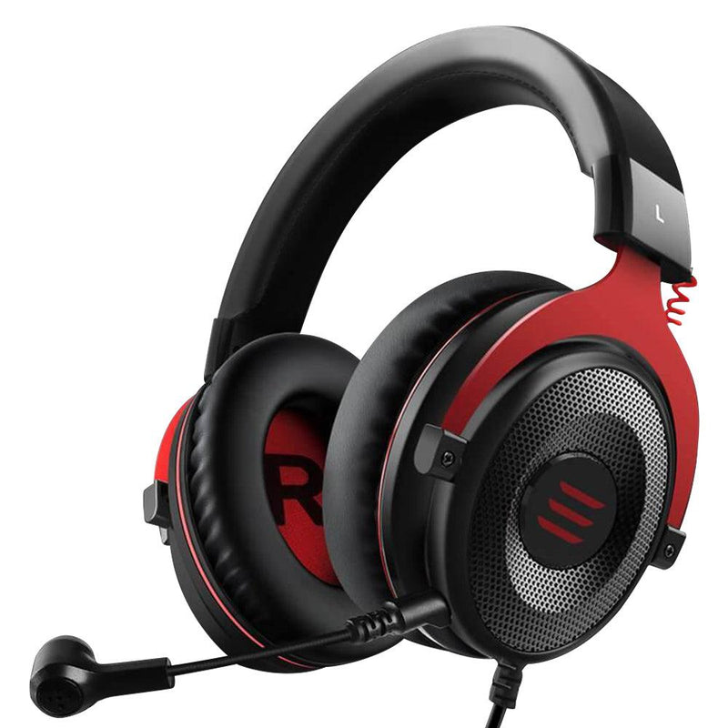 EKSA E900 3D Stereo Sound Over-Ear Wired Gaming Headset - Red | DID.ie - DID Electrical