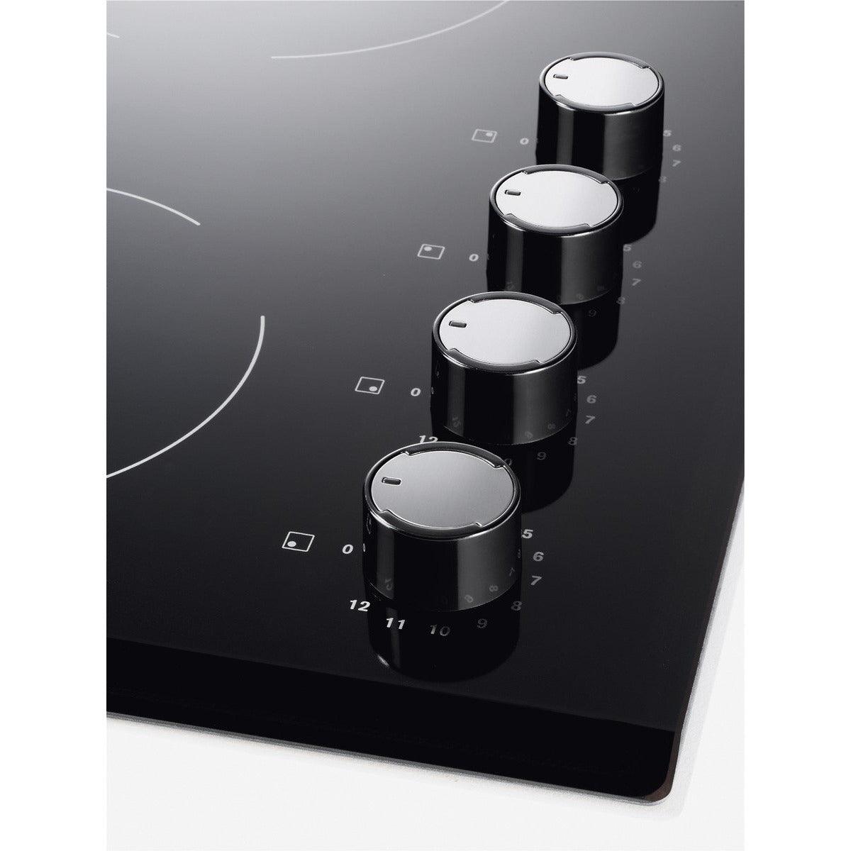 Electrolux 60cm 4 Zone Built-In Electric Hob - Black | EHF6140FOK from DID Electrical - guaranteed Irish, guaranteed quality service. (6890735796412)