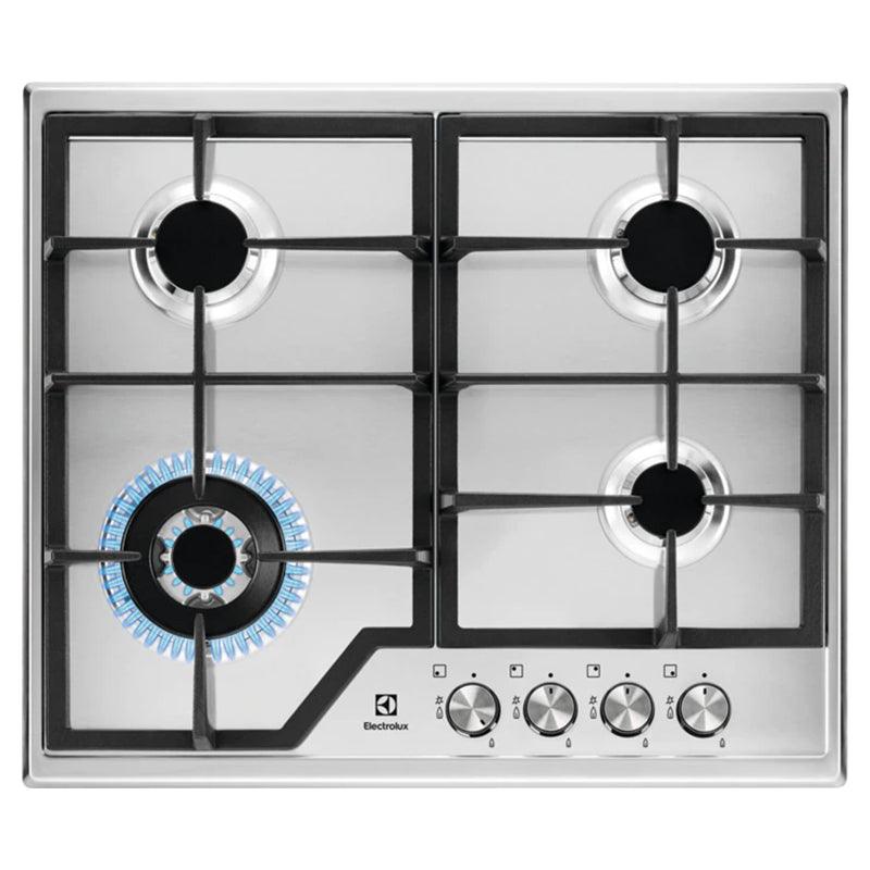 Electrolux 60CM 4 Zones Gas Hob - Stainless Steel | KGS6436BX (7466612424892)