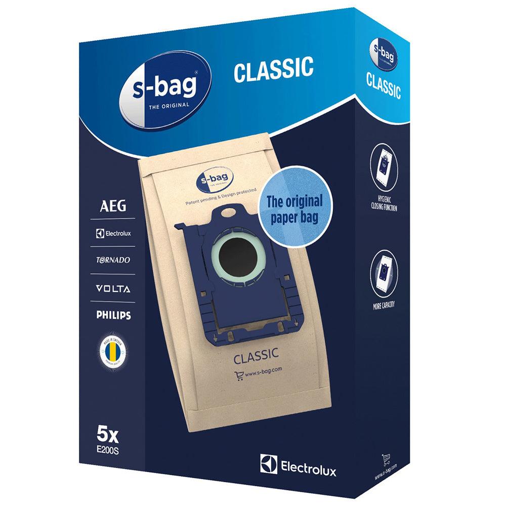 Electrolux E200S s-Bag Classic Vacuum Cleaner Bag Pack of 5 - Brown | 031481 from DID Electrical - guaranteed Irish, guaranteed quality service. (6977456373948)